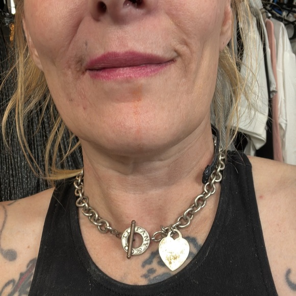 Tiffany & Co. Silver Heart Necklace - Picture 4 of 5
